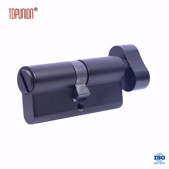 En1303 Türschloss mit einfacher Öffnung, Messing-Schließzylinder