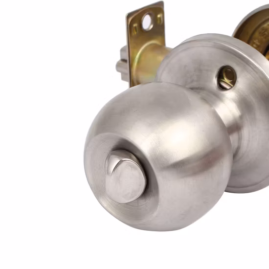 Zylindrisches, rundes, röhrenförmiges Türknaufschloss für den Eingangs- und Privatsphärendurchgang